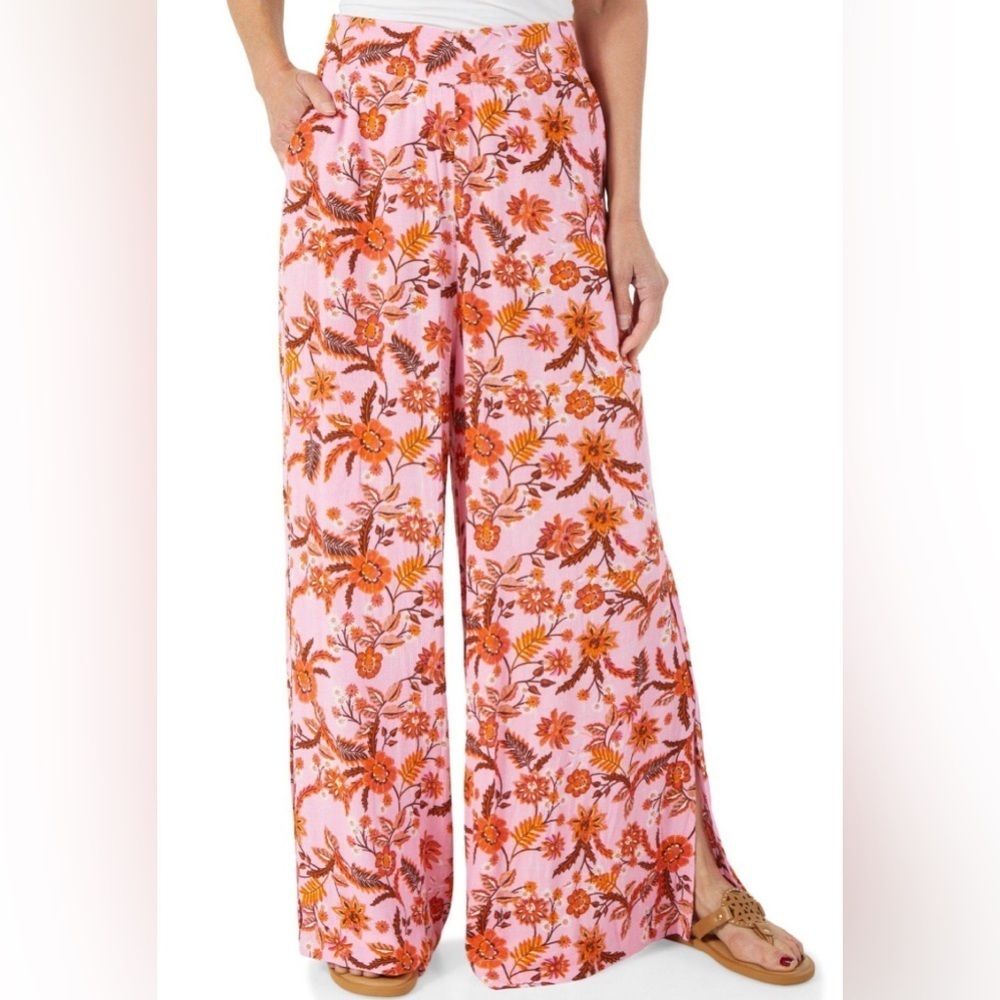 Jessica Simpson Wide Leg Floral Pants